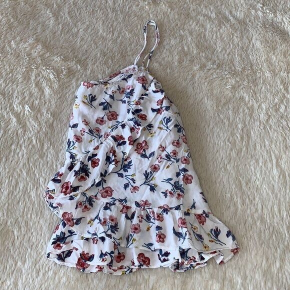 White floral print crop top - Picture 16 of 16